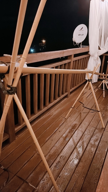 1.8M✖️2本の人口竹で流し（夏季限）