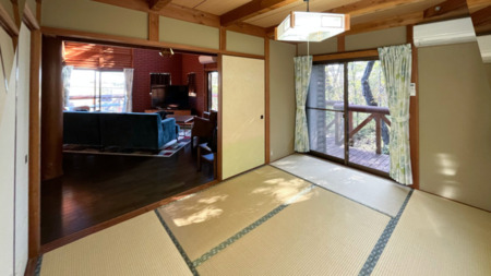 和室兼寝室。1階にあります。用途は自由