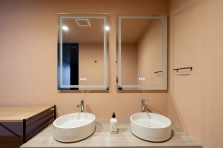 広々とした洗面所