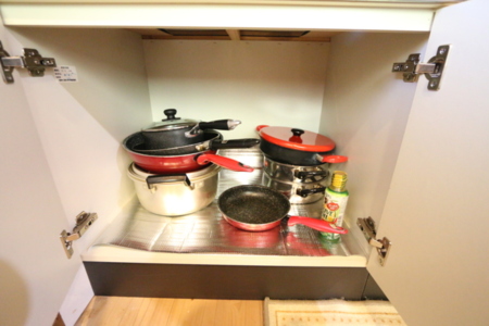 調理器具もご自由にお使い下さい