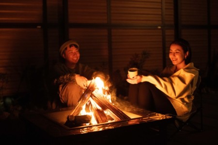 焚き火