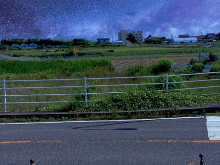 夜には星空が広がります！