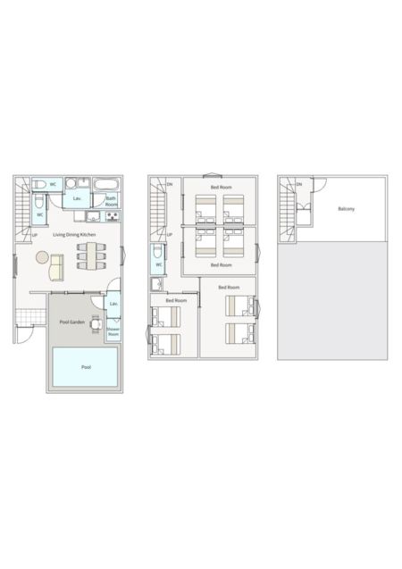 B棟間取り図