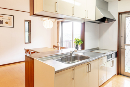 IHコンロのキッチン