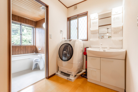 乾燥機付きの洗濯機