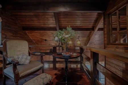 玄関から入った踊り場スペース