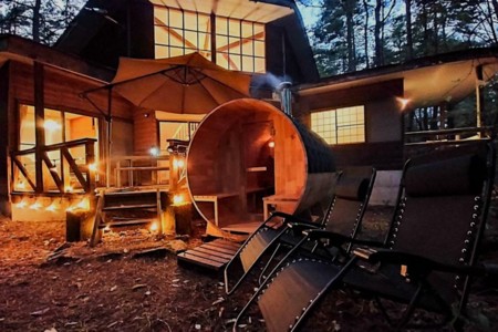 星空を見ながらととのえる