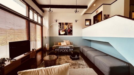 テーブルゲームが楽しめるリビング