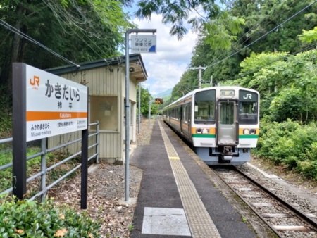 JR飯田線・柿平駅より徒歩30秒