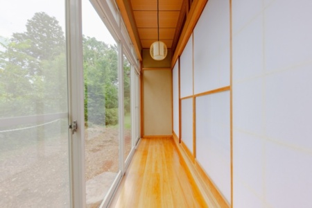 1F和室の縁側