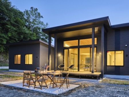 BBQスペース(夜の景色)