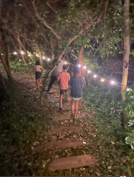 海岸へのプライベート小径