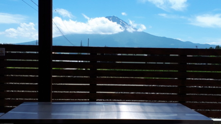 テラスからの富士山