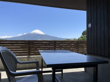 テラスからの富士山