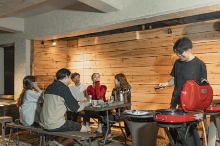 BBQ（雨天でも屋根あり）