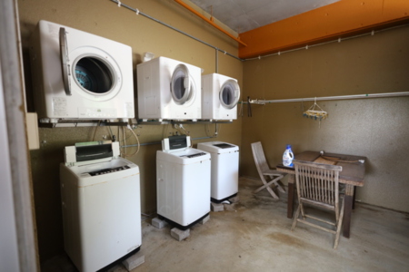 ランドリールームガス乾燥機付き