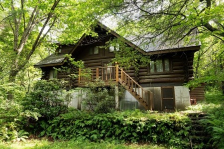 自然になじむ、木の家。