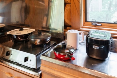 充実したキッチンアメニティ