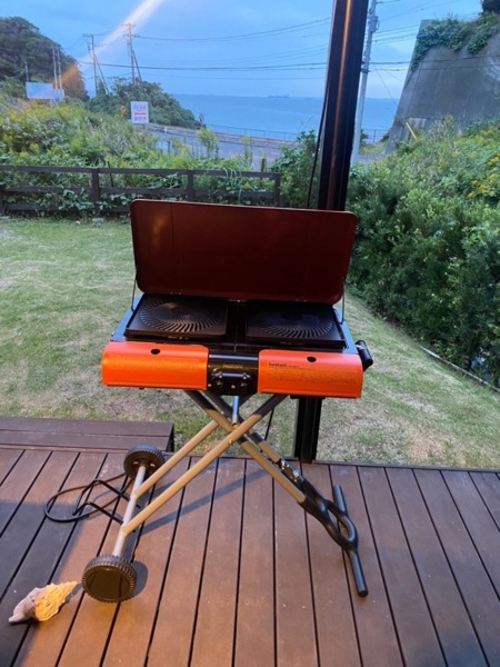 ガスのBBQコンロもございます。
