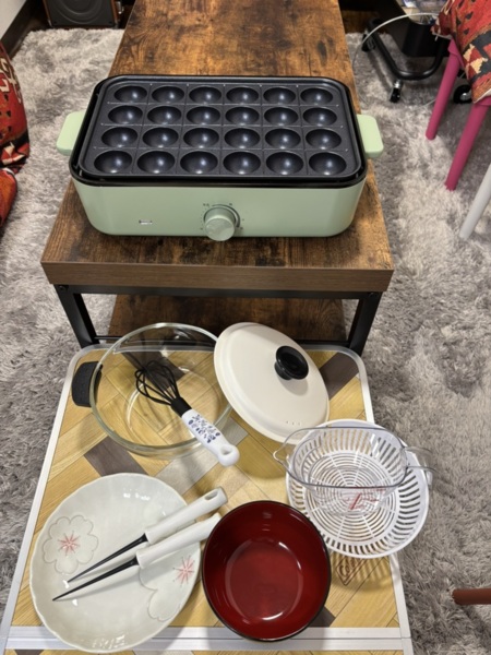 たこ焼き器（無料貸出中）要問合せ！