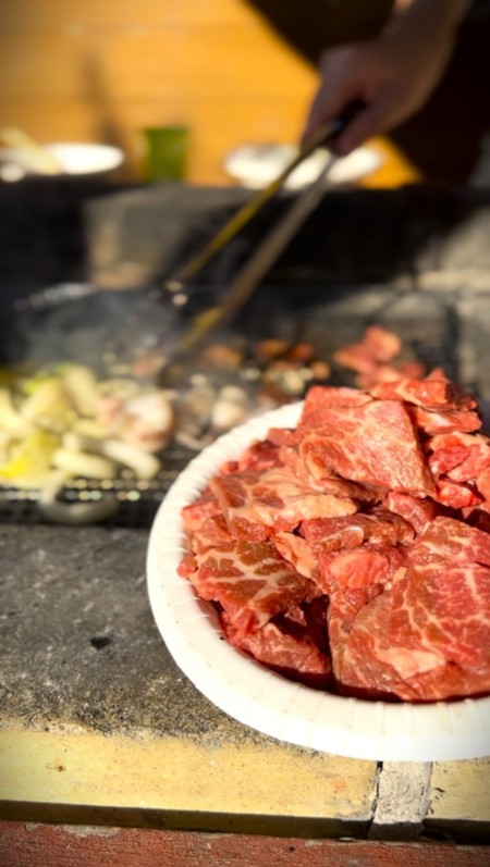 BBQコンロ、椅子、机の無料貸し出し可