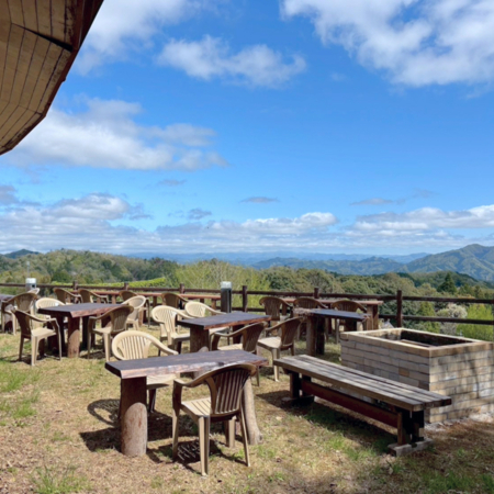 見晴らしの良いBBQ場（雲海ビュー）