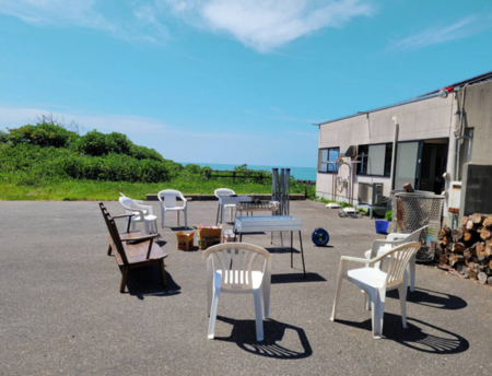 BBQは夜になると星空がとっても綺麗。