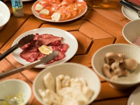 食材はご自身でご用意下さい