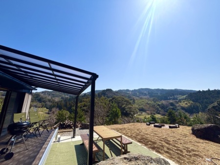 雨天でもBBQが可能です