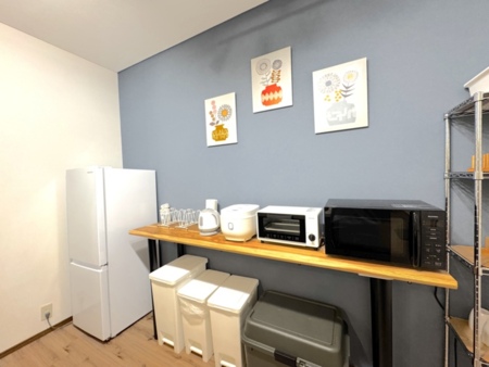 各種家電もご用意してあります