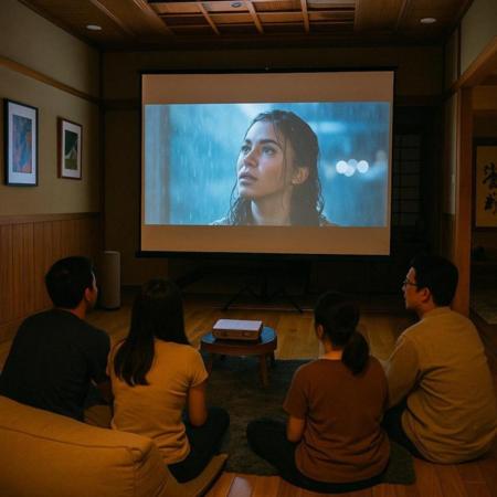 リビングが映画館に早変わり！
