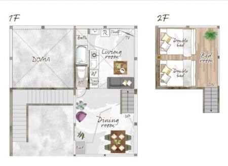 Room1間取り図