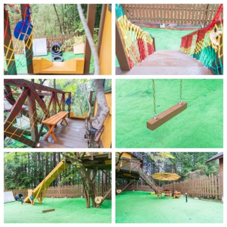 ブランコに滑り台、BBQに貸切ドッグラン