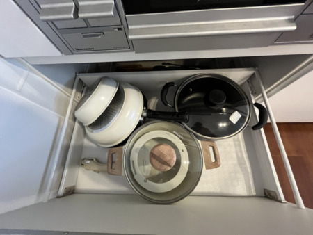 大きさも色々、鍋・フライパンなど調理器具