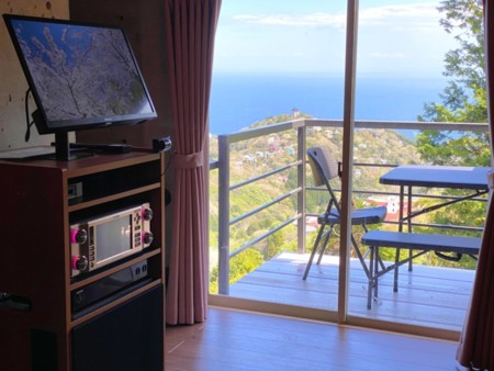 カラオケ＆BBQデッキ＆景色