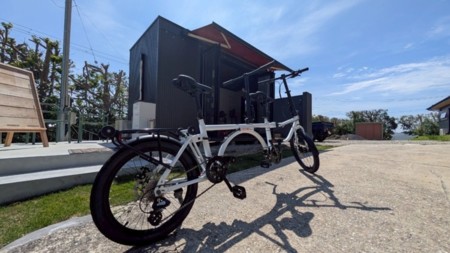 タンデム自転車の貸出有り。
