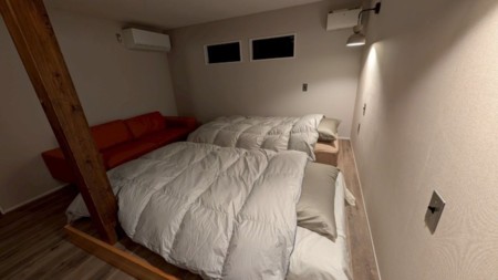 シングルベッド２台のお部屋。