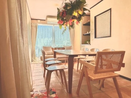 リビングからも海が見えます