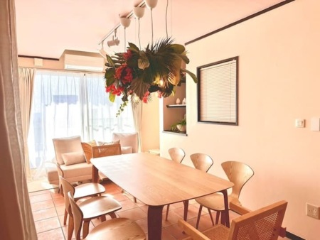 リビングからも海が見えます