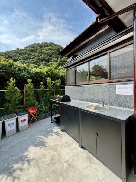 施設から歩いてすぐのビーチ