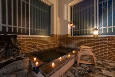 夜は幻想的な風景に　