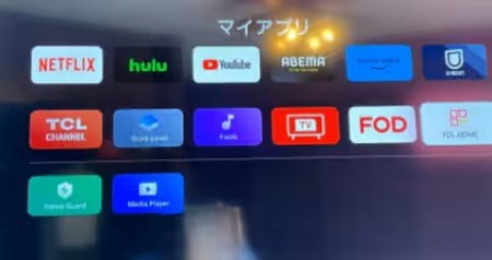 youtubeなどVOD視聴可能