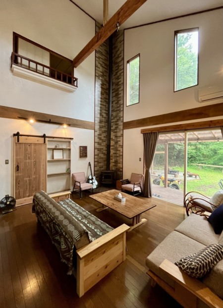 開放感があるリビング