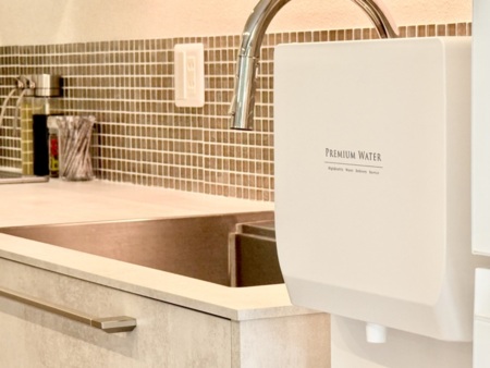 キッチンにはウォーターサーバーを完備