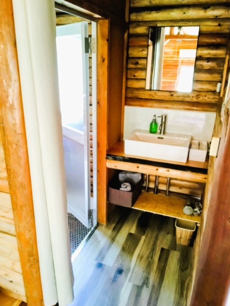 洗面台・シャワー入口