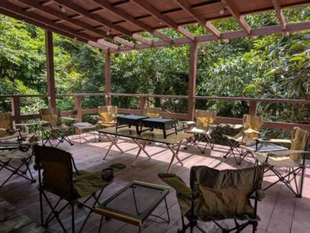 広々ウッドデッキ