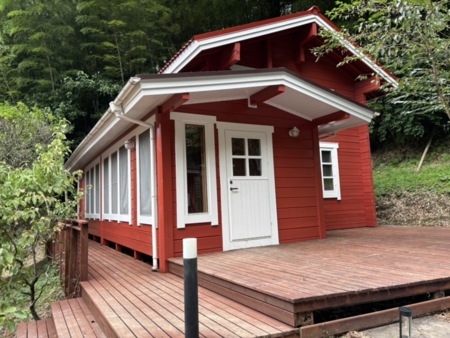 最大16人が宿泊できるB棟！