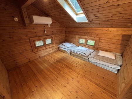 B棟２階①　布団×３完備