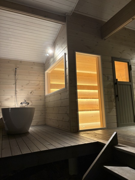 森ステイならではの、星空サウナ