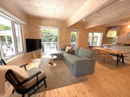 木の香りを楽しみながらのゆったりタイム